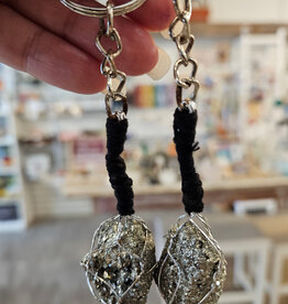 Pyrite Keychain
