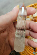 16 Faceted Clear Quartz Specialized Pranic Healing Wand - Natural Himalayan
