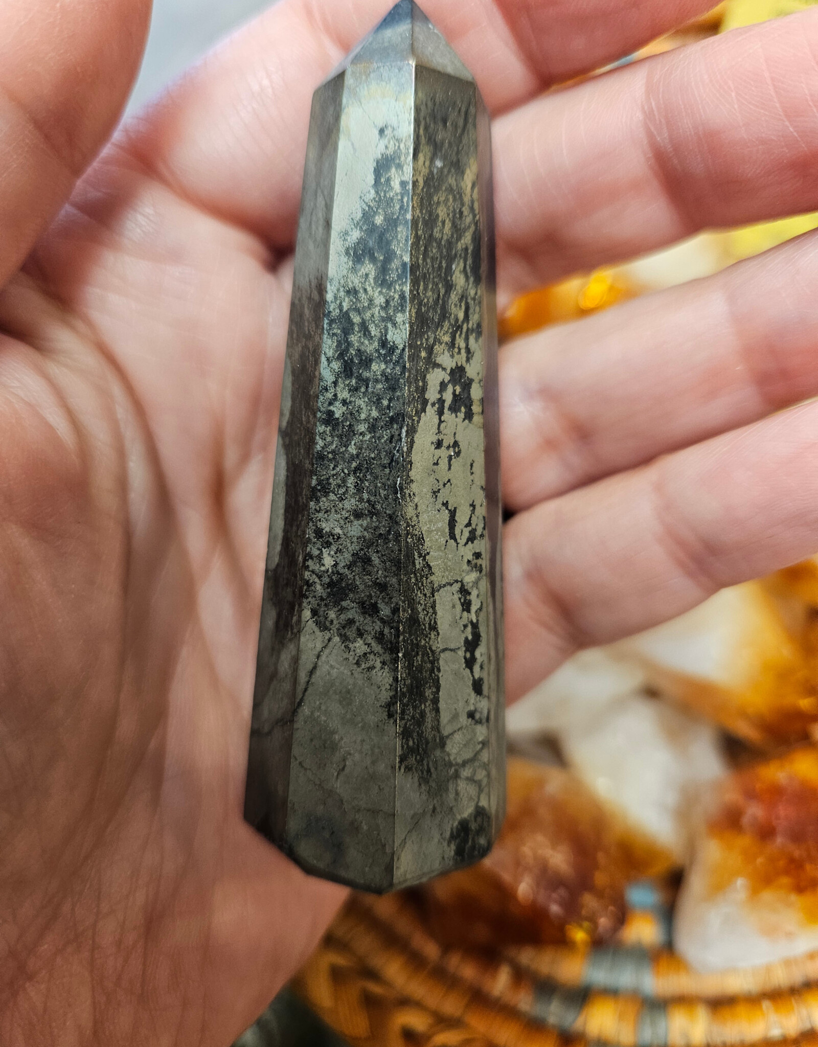 Apache Gold (Healer's Gold) Polished Point Tower