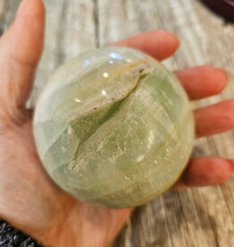Green Calcite Sphere
