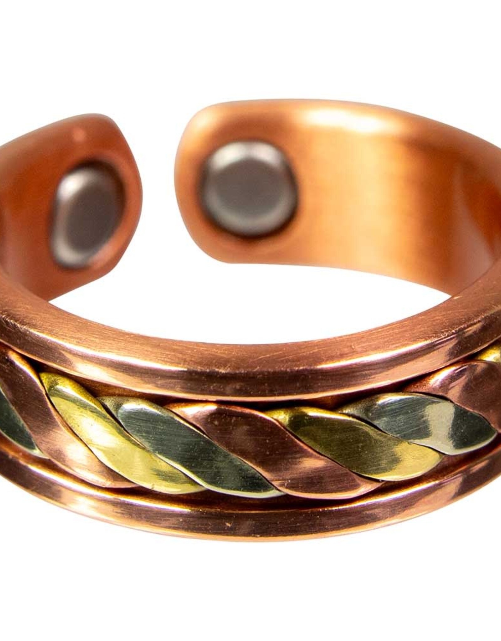 RING-3 METALS TWIST-ADJUSTABLE W/MAGNETS
