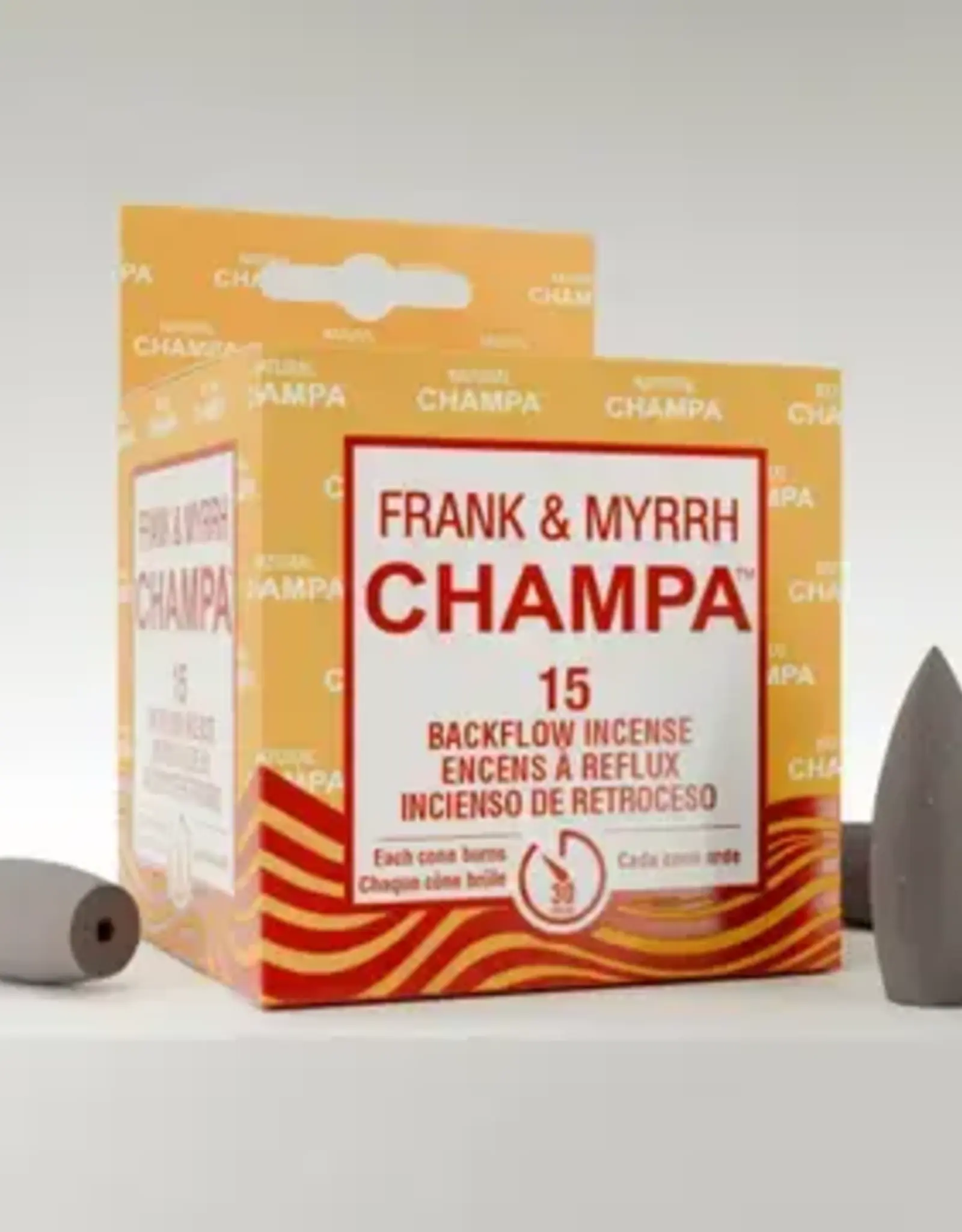 Champa Backflow Incense Cones