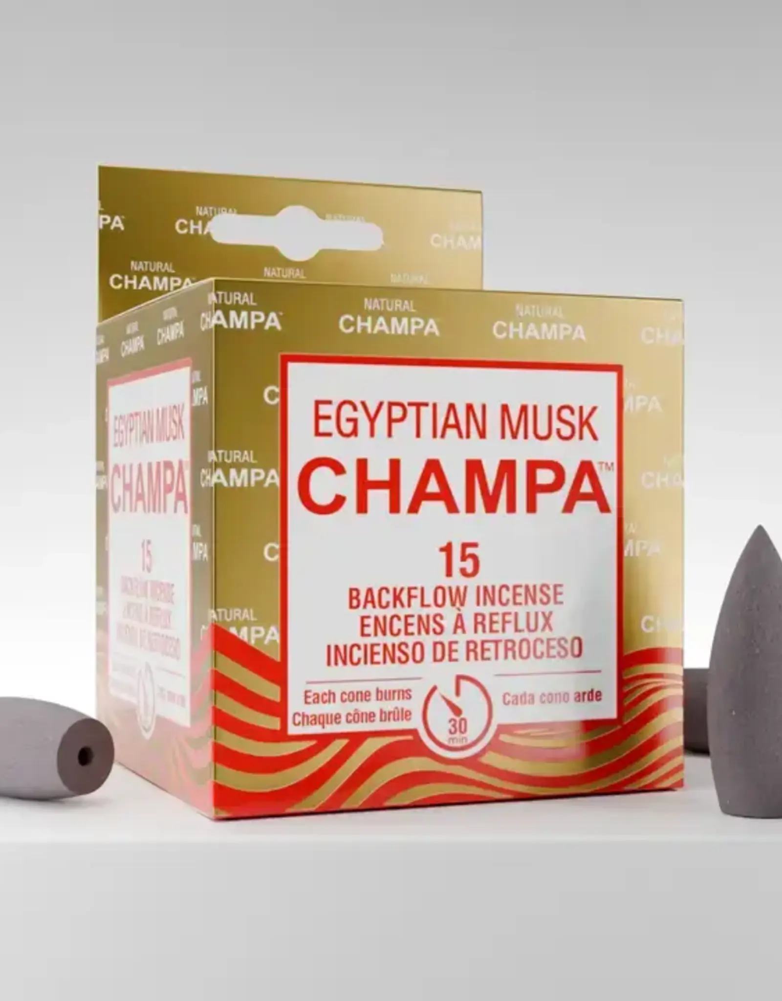 Champa Backflow Incense Cones