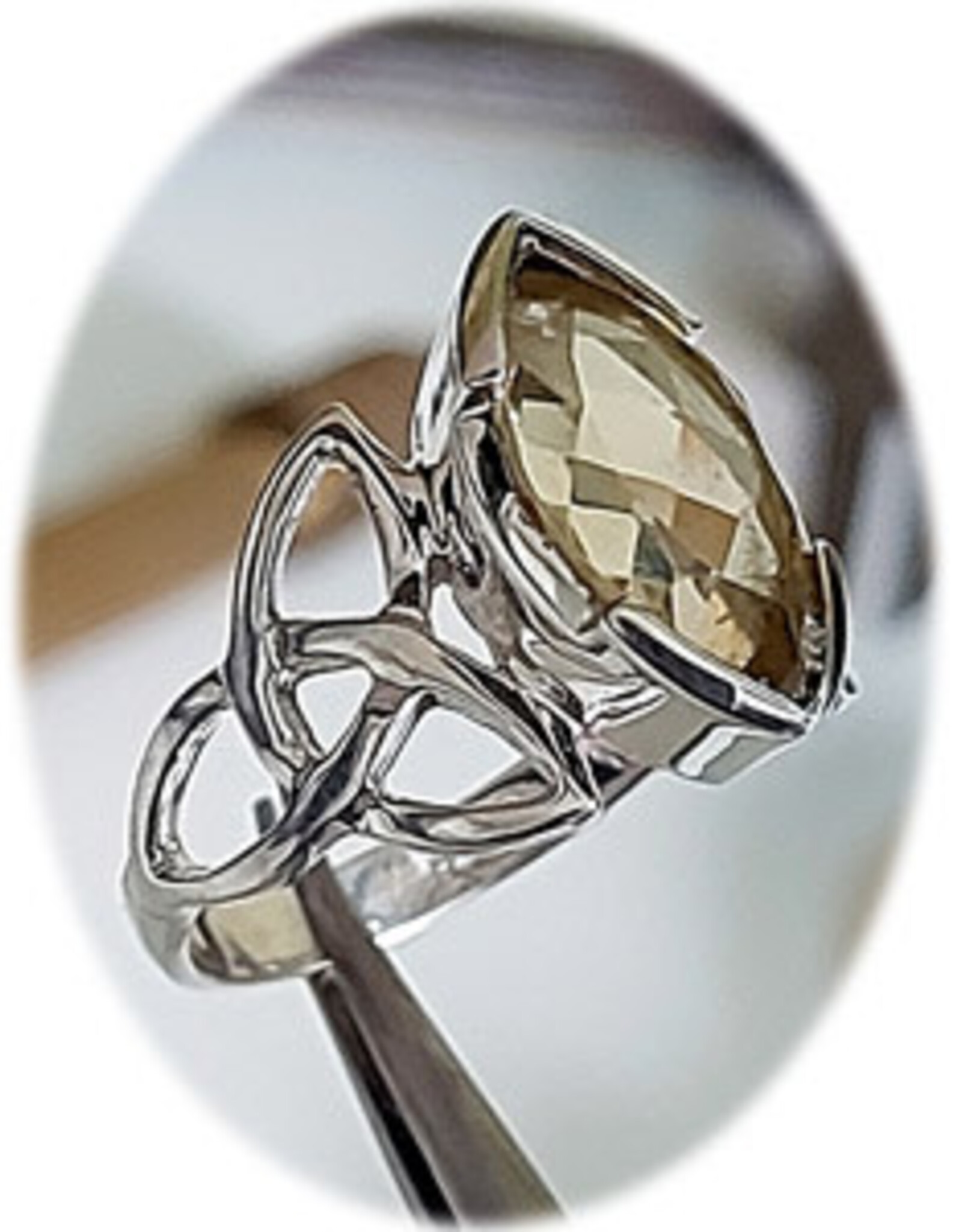 Citrine Sterling Silver Ring