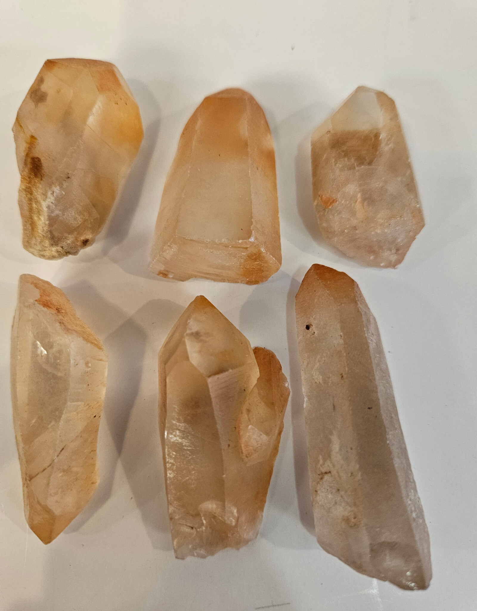 Tangerine Lemurian Quartz Point