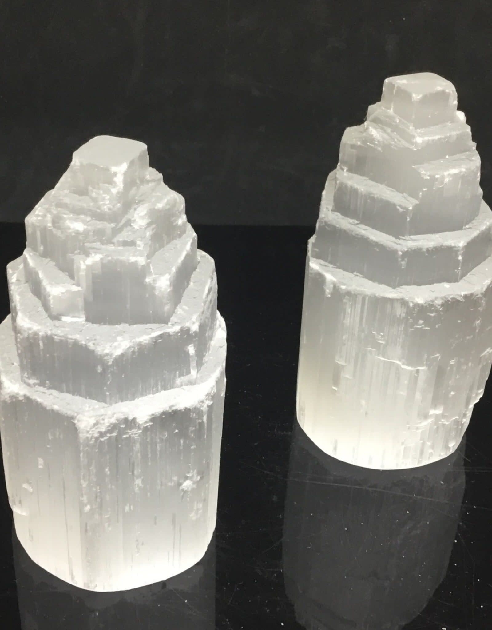 Selenite Towers/Pillars 15cm tall
