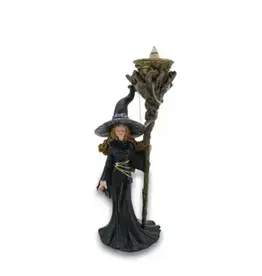 Backflow Incense Burner Standing Witch