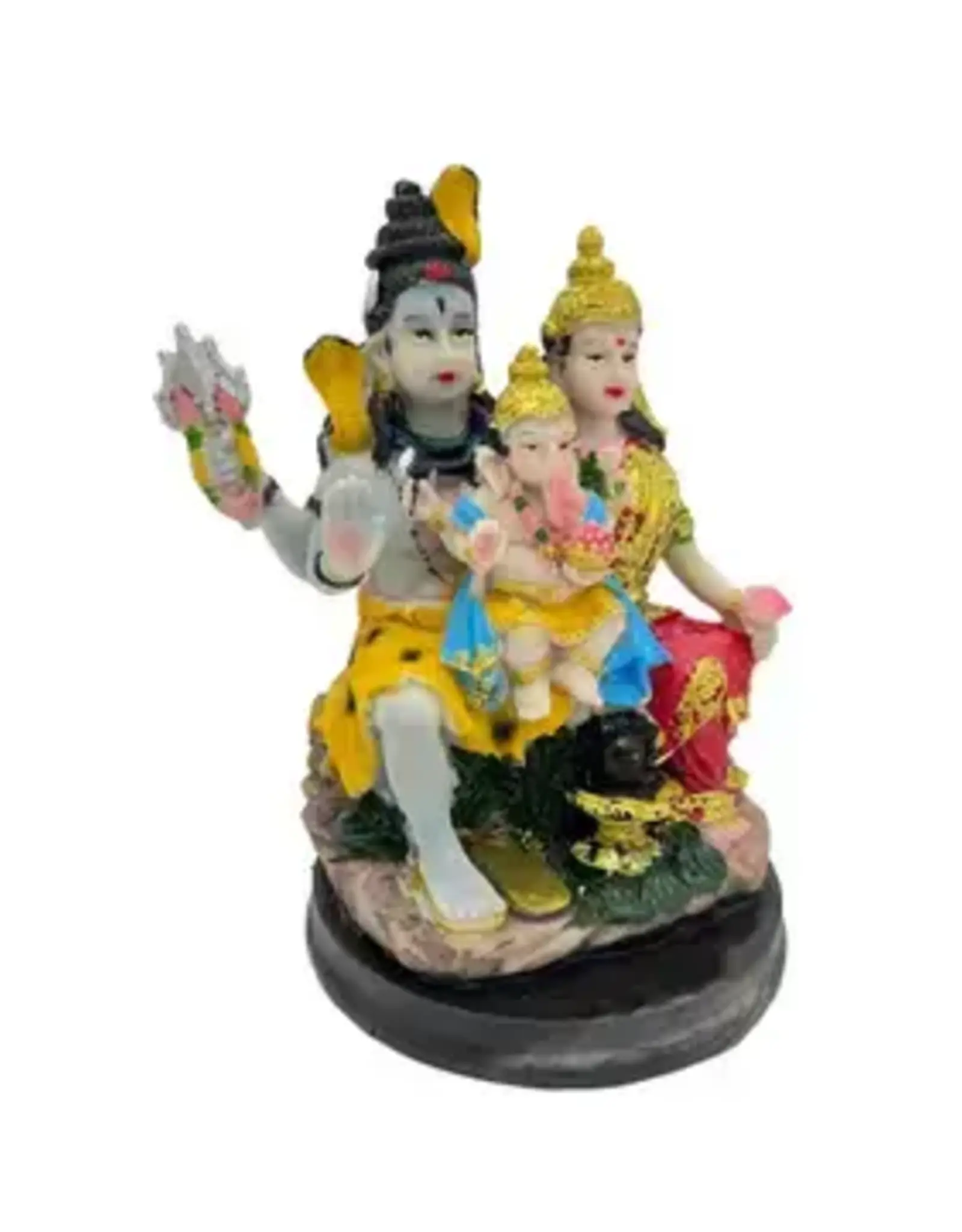 Ganesh Maa Parvati and Shiva Statue