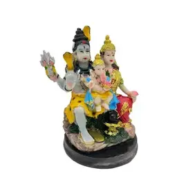 Ganesh Maa Parvati and Shiva Statue