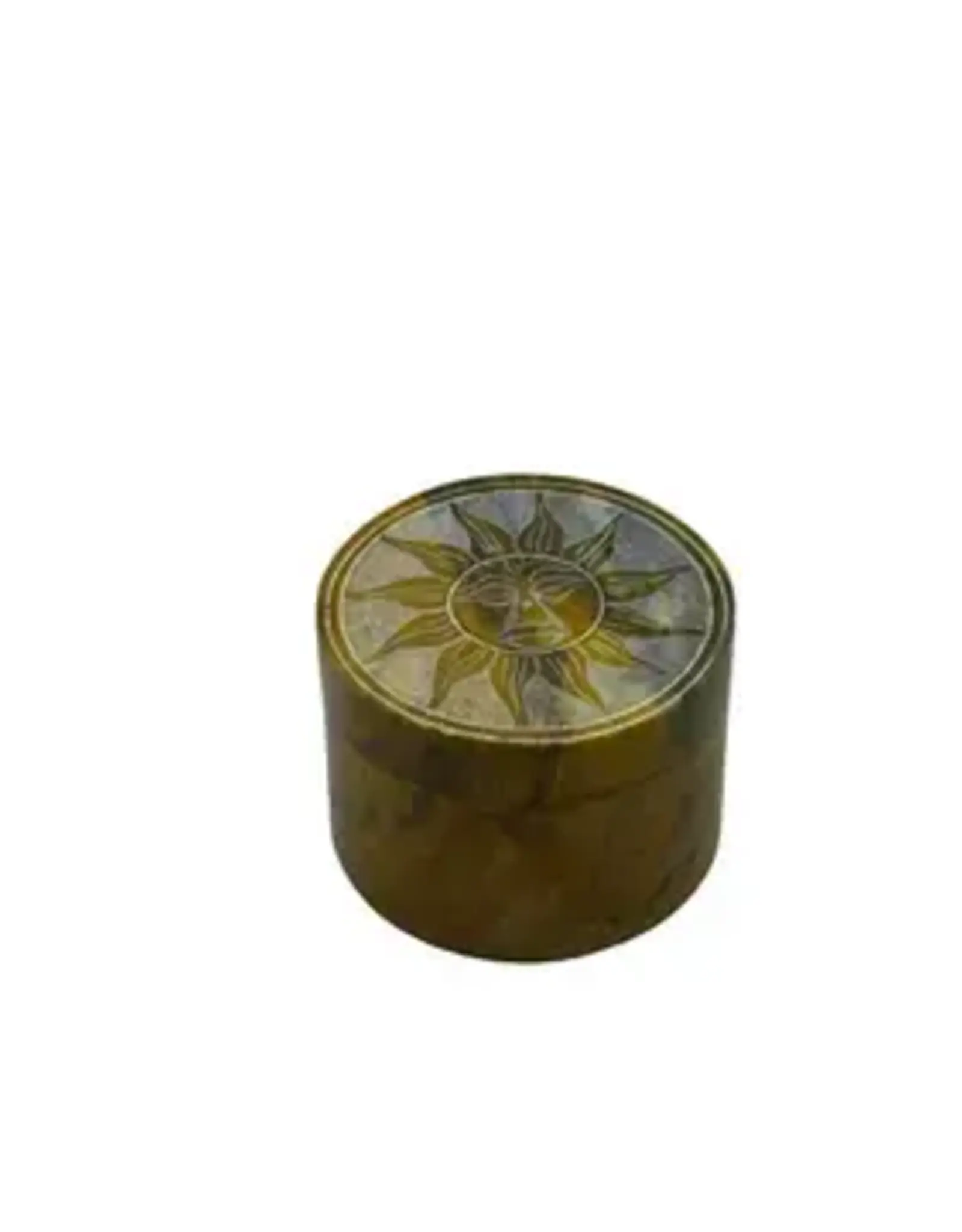 Trinket Box Engraved Sun Assorted Colours