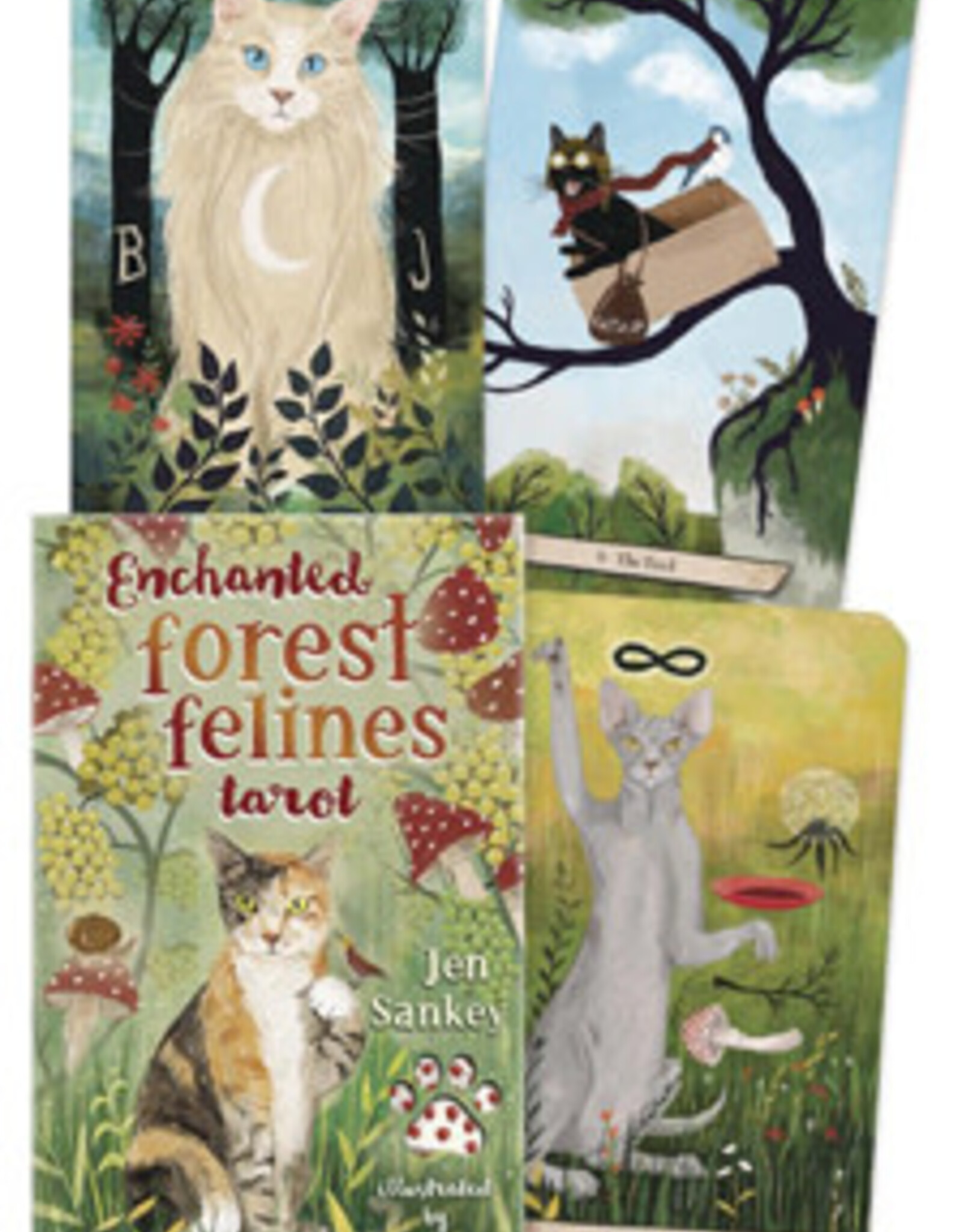 Enchanted Forest Felines Tarot Deck