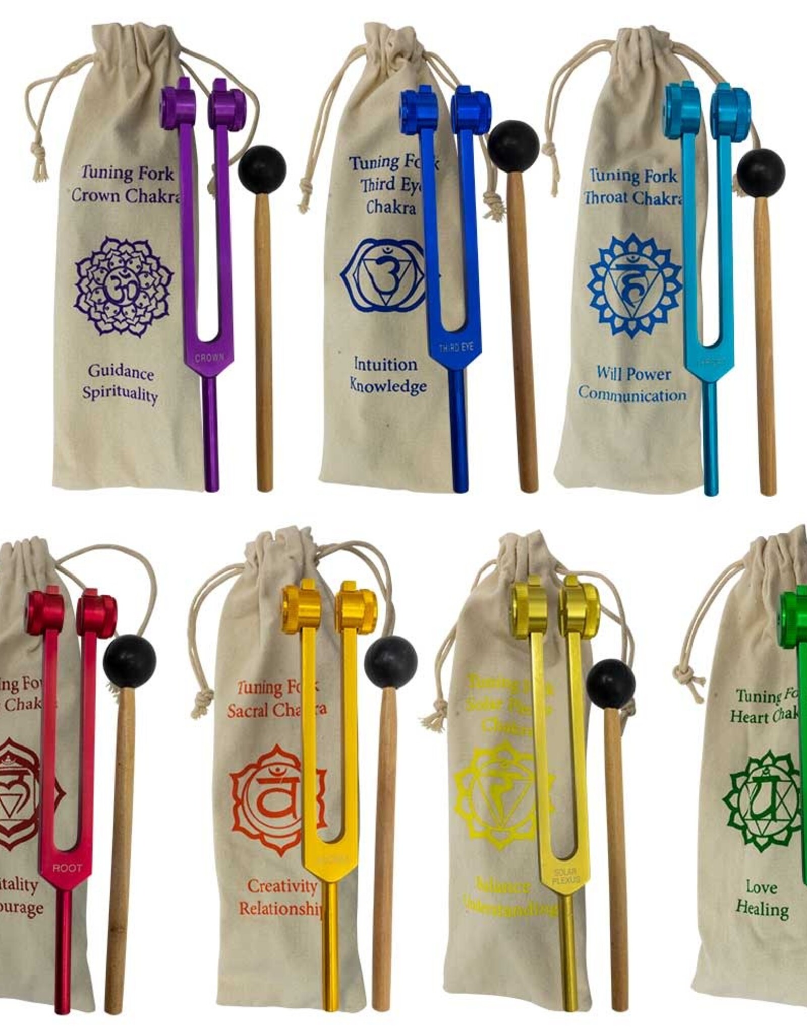 TUNING FORK 8.5″- TUNED W/STICK & BAG - 1 Tuning Fork