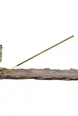 RESIN INCENSE HOLDER-WOLF 3.25HX11″L