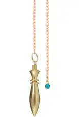 PENDULUM-BRASS CHAMBERED/EGYPTIAN