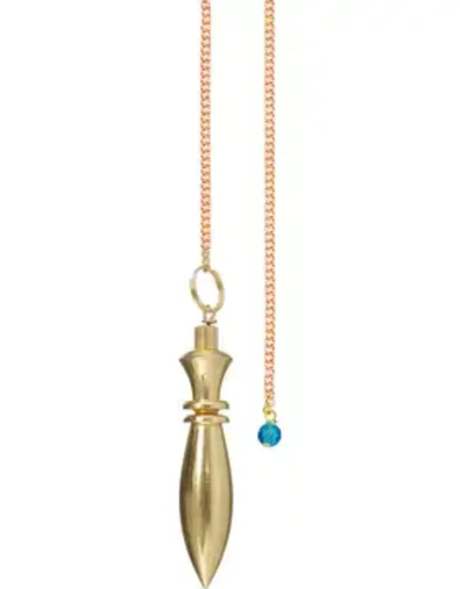 PENDULUM-BRASS CHAMBERED/EGYPTIAN