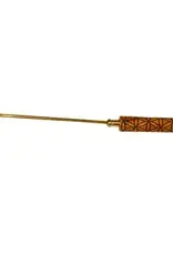 Candle Snuffer-Wood Handel-Flower of Life 13"
