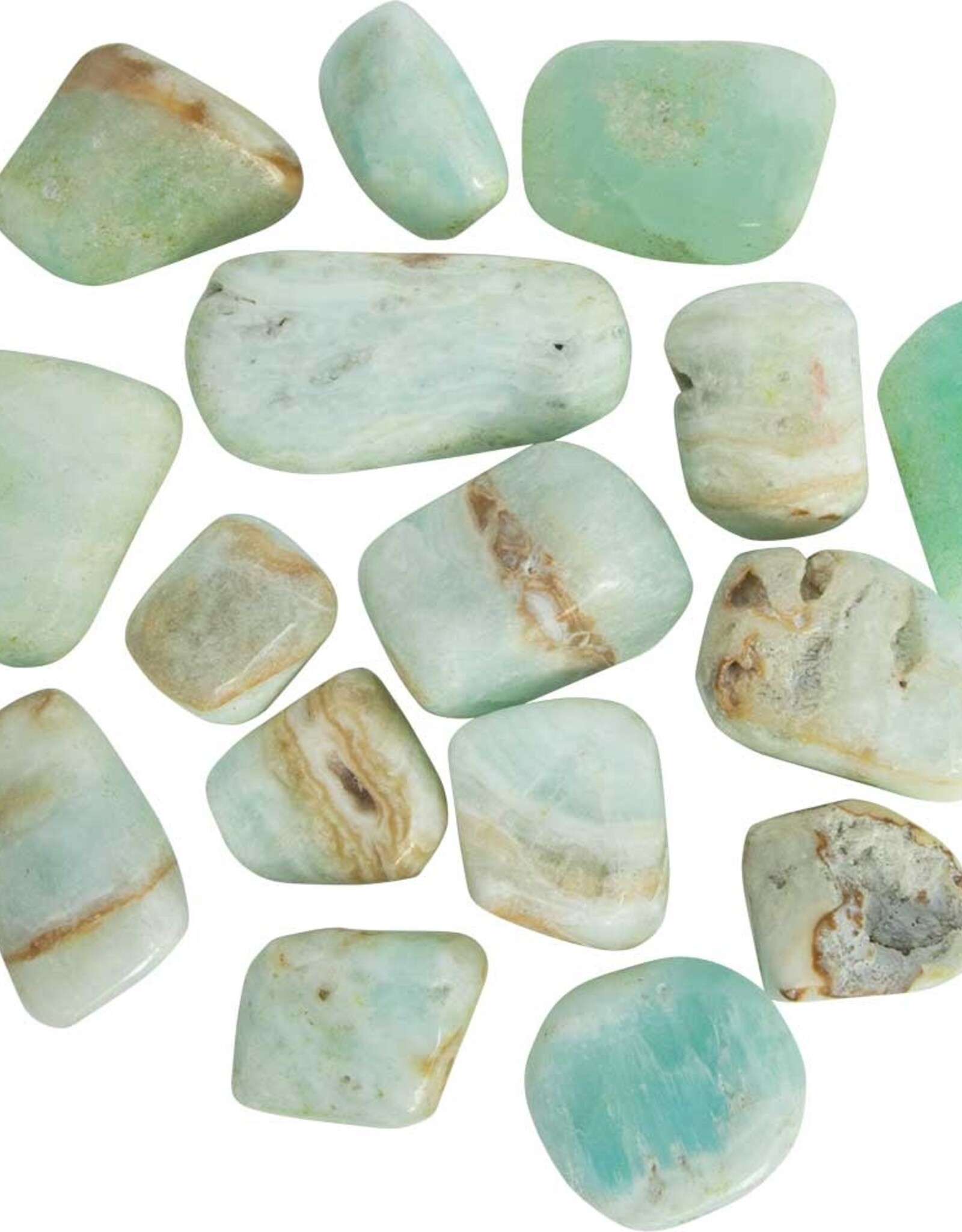 CARIBBEAN CALCITE TUMBLE D STONE