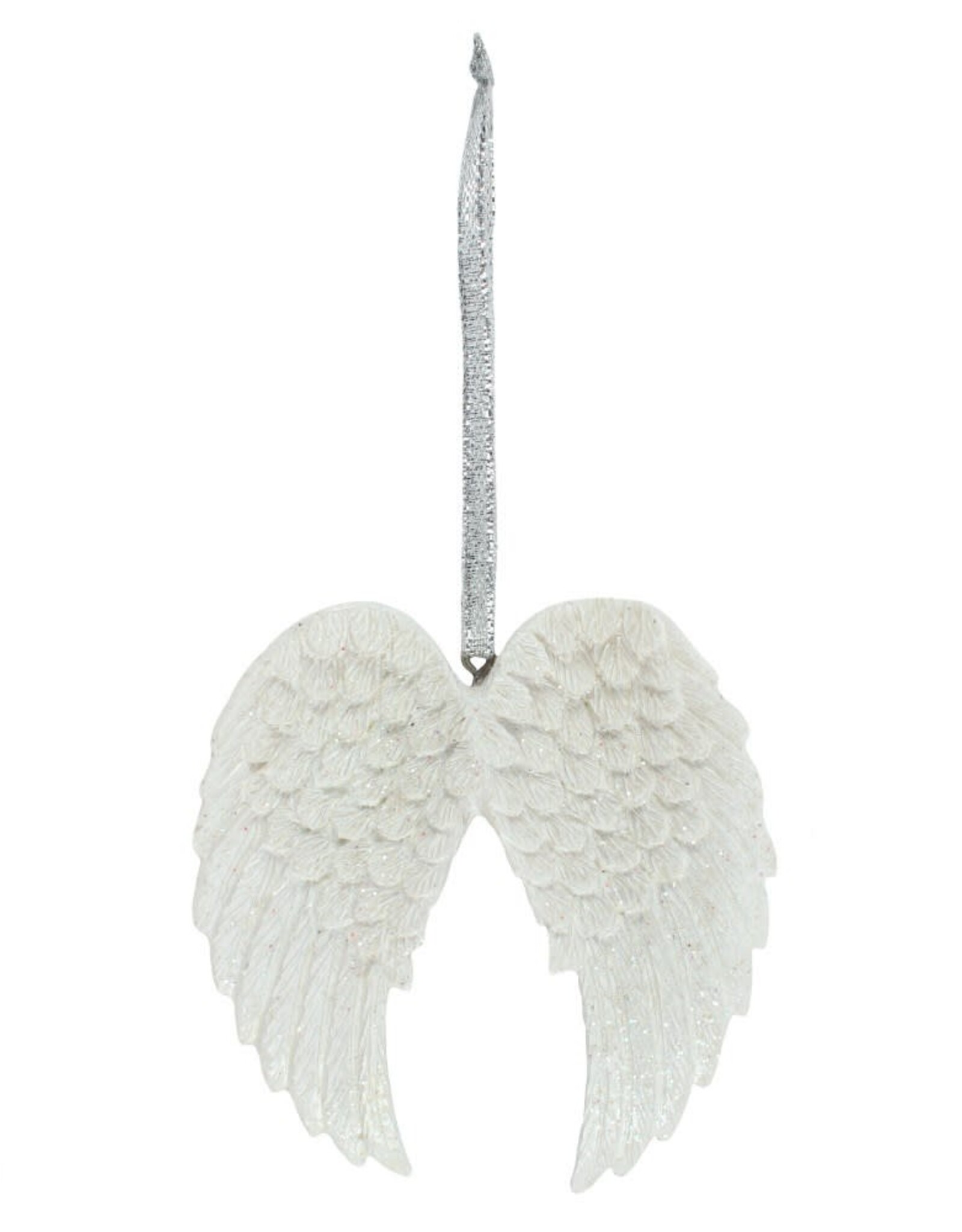 Double Glitter Angel Wing Hanging Decoration