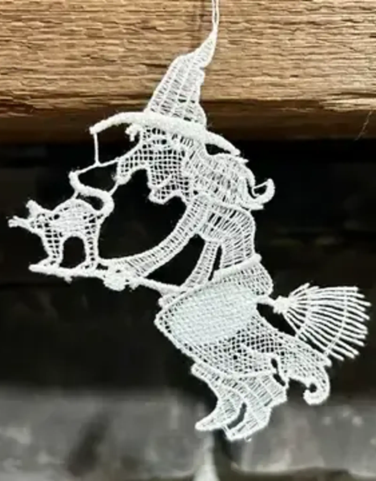 Lace Witch Window Hanging