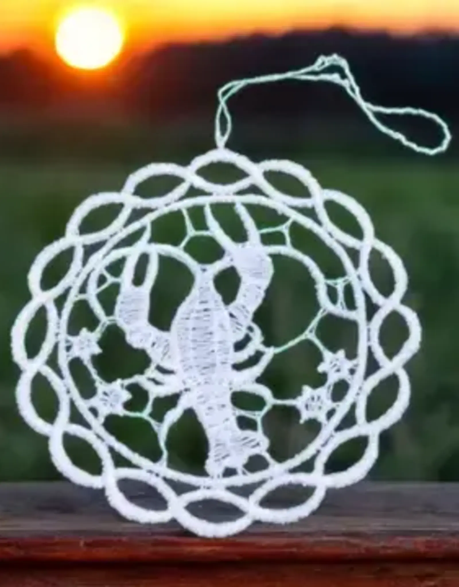 Zodiac Lace Ornament