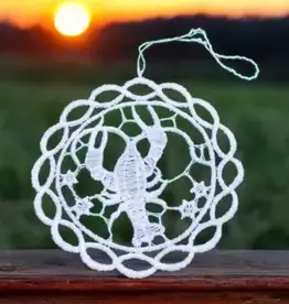 Zodiac Lace Ornament