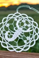 Zodiac Lace Ornament