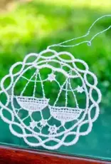 Zodiac Lace Ornament