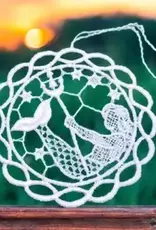 Zodiac Lace Ornament