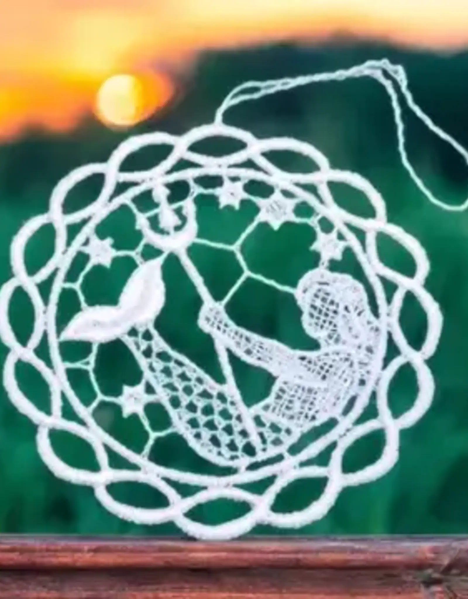 Zodiac Lace Ornament