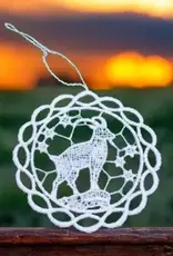 Zodiac Lace Ornament