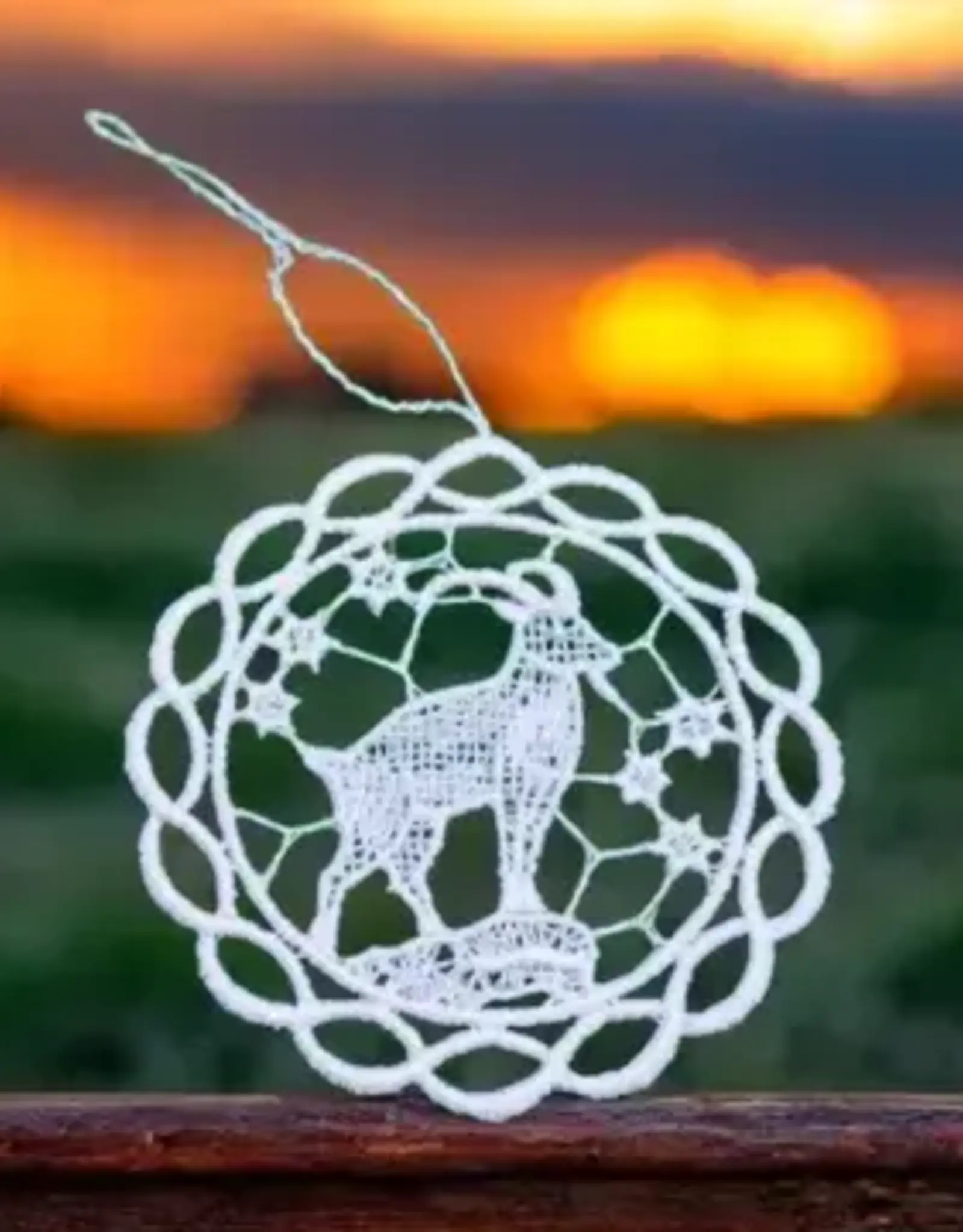 Zodiac Lace Ornament