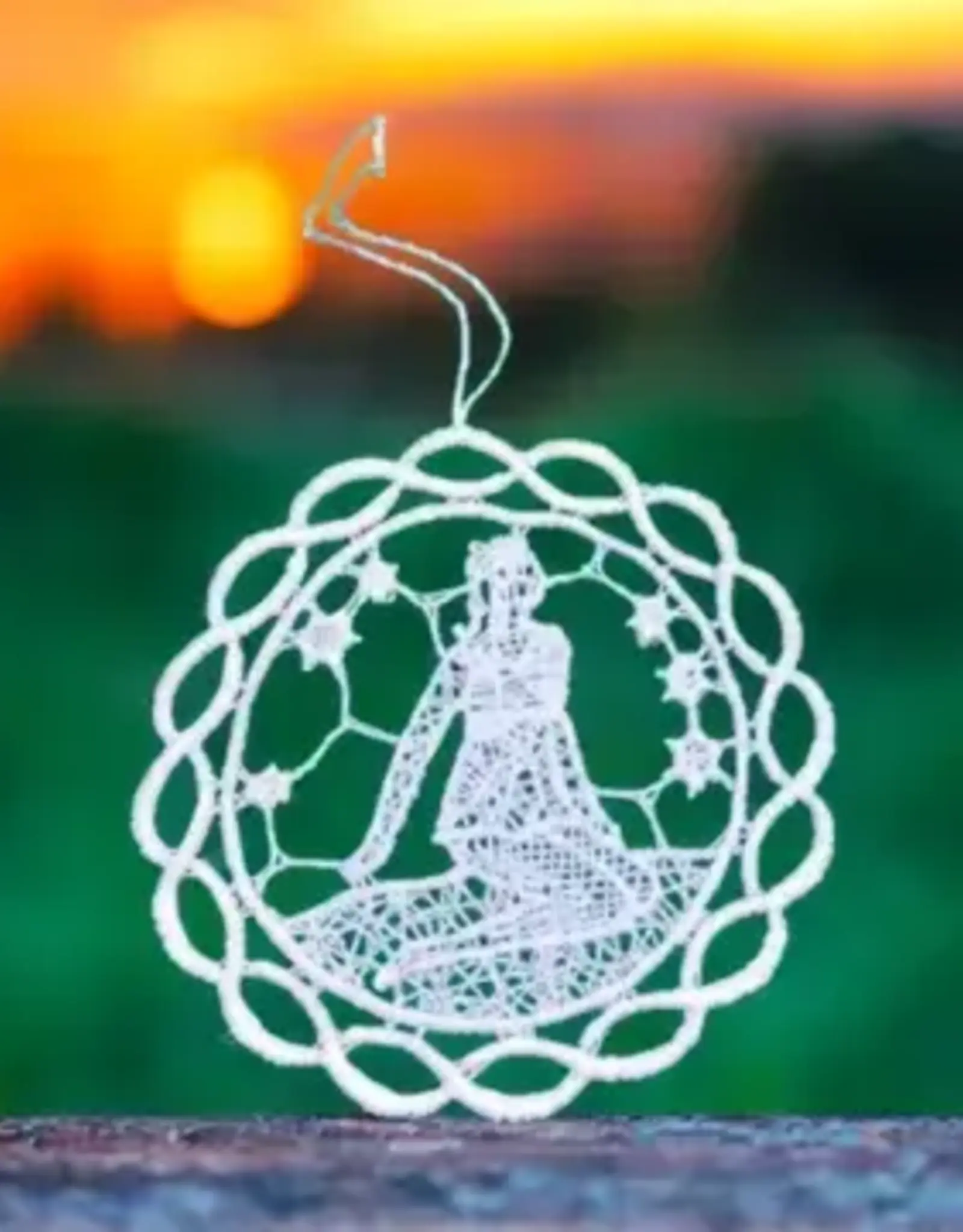 Zodiac Lace Ornament