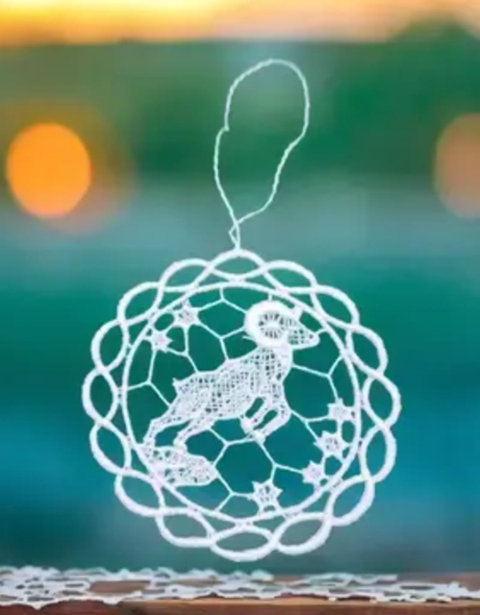 Zodiac Lace Ornament