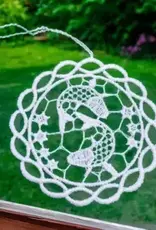 Zodiac Lace Ornament