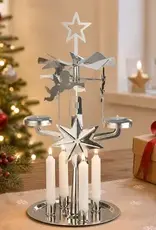 Angel Chimes – Metal Chime Carousel (+4 Candles) authentic scandinavian christmas decoration & ornament