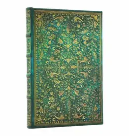 Emerald Flower Mini Lined Hardcover Journal