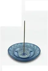 Round Ash Catcher Hamsa Hand LxWxH 4.96"x4.96"x0.91"