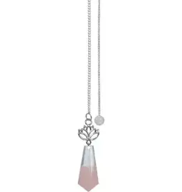 Pendulum Gemstone W/Lotus