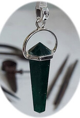 Tapered Point Sterling Silver Pendant