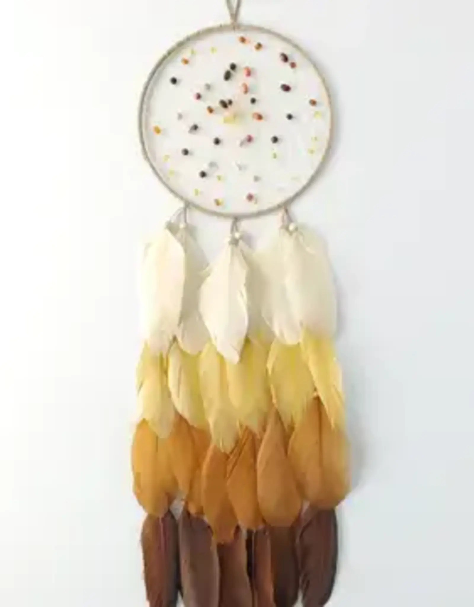 7" Gold & Brown Ombre Dreamcatcher