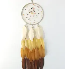 7" Gold & Brown Ombre Dreamcatcher
