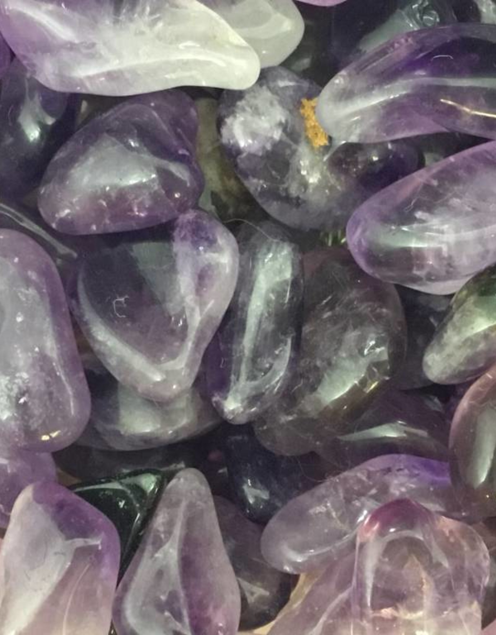 Amethyst Tumbled Stone - Deep Purple Higher Grade
