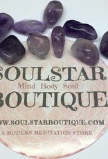 Amethyst Tumbled Stone - Deep Purple Higher Grade
