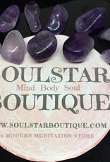 Amethyst Tumbled Stone - Deep Purple Higher Grade