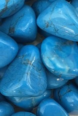 Blue Howlite Tumbled Stone