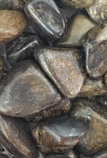 Bronzite tumbled stone