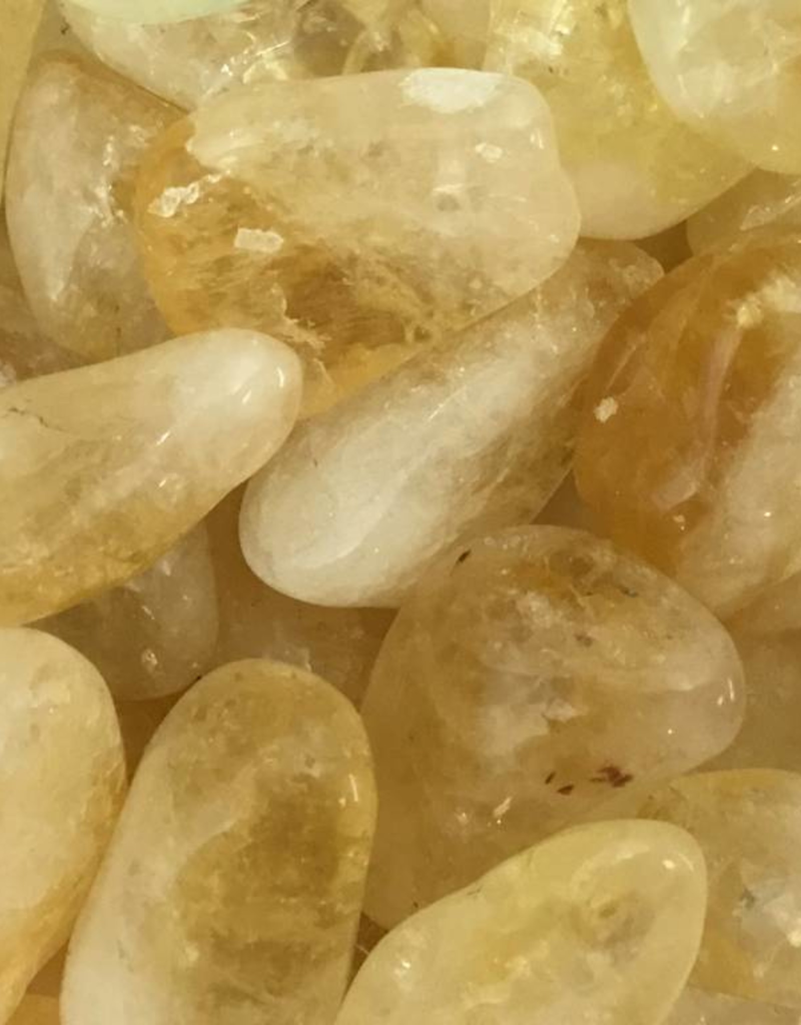 Citrine Tumbled Stone (Heat Treated Amethyst)