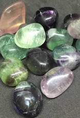 Fluorite Tumbled Stone - Larger Fluorite Tumbled Stone - Larger