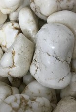 Ivory Magnesite tumbled stone