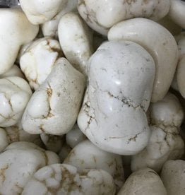 Ivory Magnesite tumbled stone